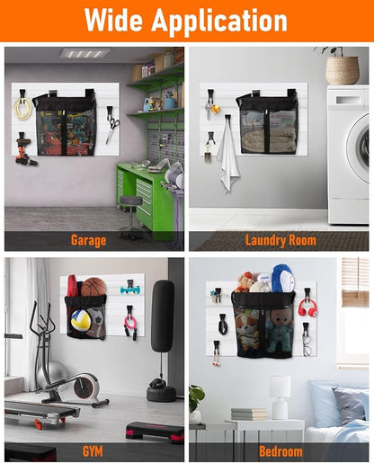 8 Pcs Slatwall Baskets Kit, Slatwall Accessories - Image 7