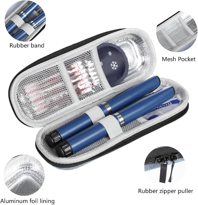 Insulin Cooler Travel Case Medication Diabetic Cooler - Image 3