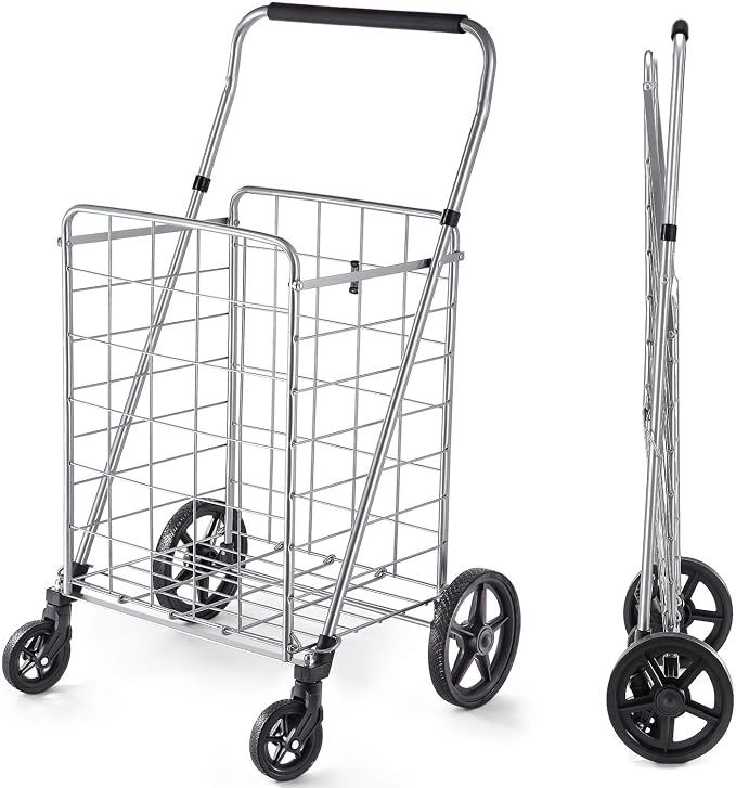 Wellmax Folding Grocery Cart - Image 8