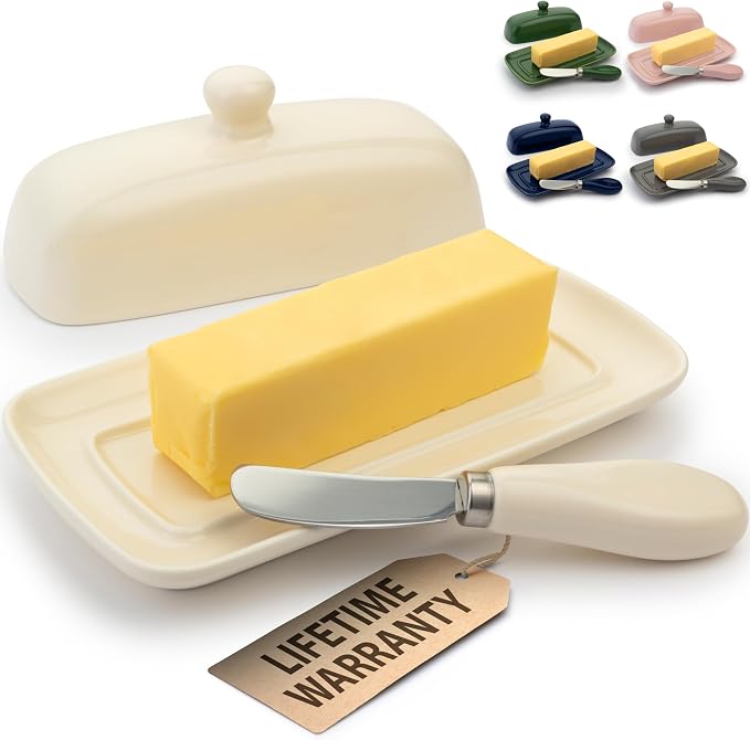 Zulay Butter Dish With Lid For Countertop by ZulayKitchen