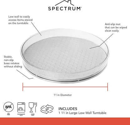 Spectrum Large Lazy Susan Organizer 11 in - Image 6