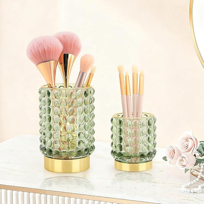 DASITON Makeup Brush Holder Organizer, Crystal Cosmetic Make Up Brush Holder - Image 2
