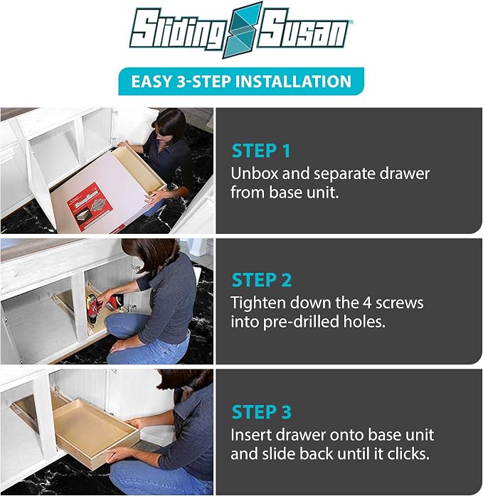 SlidingSusan Pull Out Drawer Organizer - Image 4