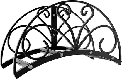 Fire Beauty Heavy-Duty Metal Hose Holder, Wall-Mounted Garden Hose Reel - Image 8