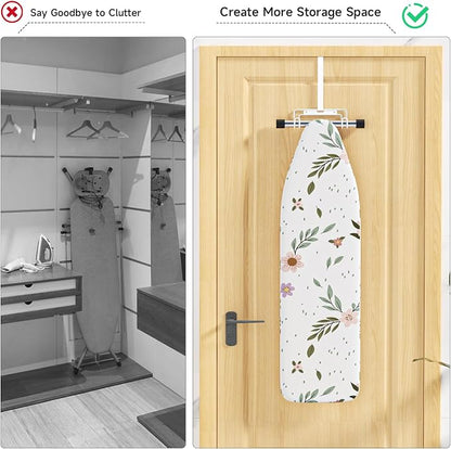 Over The Door & Wall Mount Ironing Board Hanger - Image 9