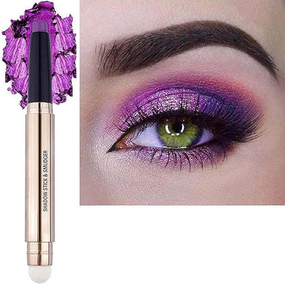 Purple Eyeshadow Stick Makeup, Highlighter Matte Cream Eye Shadow Pencil by SAUBZEAN