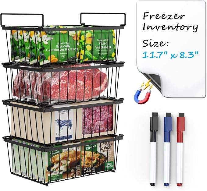 iSPECLE Freezer Organizer Bins by iSPECLE