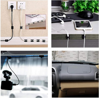Cable Clips Self with 3M Adhesive Cord Organizer, Wire Holder Clamp Management - Image 6