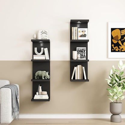 LitaEther Versatile 4 Tier Wall Shelf Unit, Display Floating Shelf - Image 5