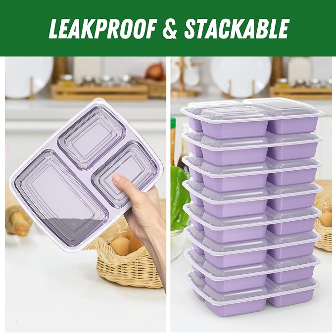 50 Pack 32 oz Meal Prep Containers Reusable - Image 4