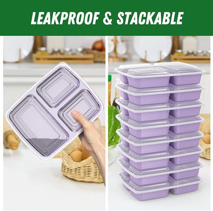 50 Pack 32 oz Meal Prep Containers Reusable - Image 4
