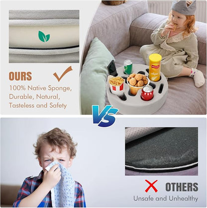 Couch Cup Holder-Sofa Cup Holder Pillow | Couch Caddy Buddy | Drinks Cupholder - Image 5