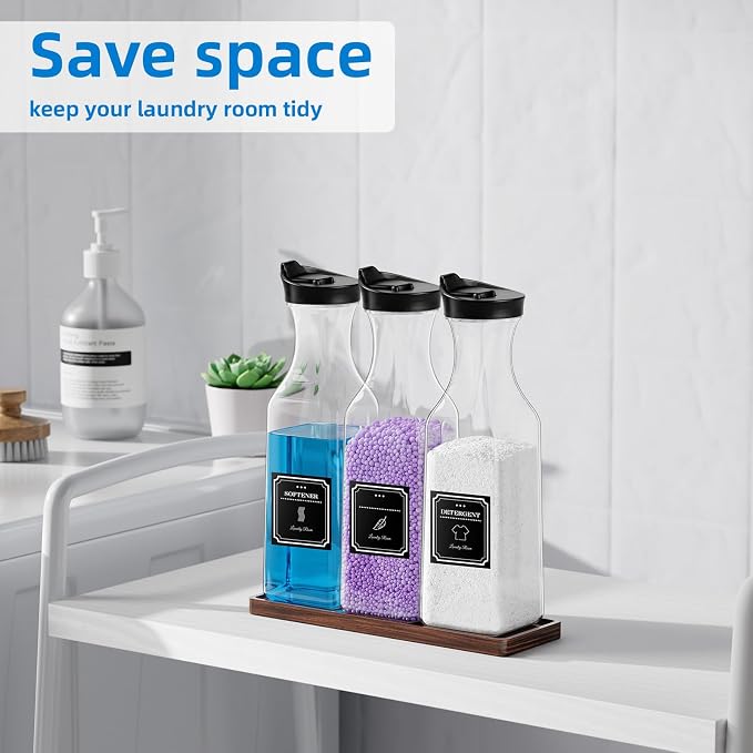 Laundry Detergent Dispenser, 54OZ Laundry Soap Dispenser, Liquid Laundry - Image 6