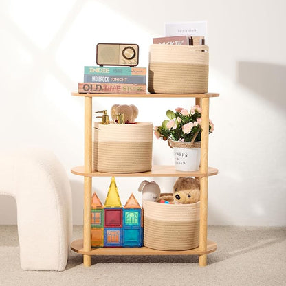 Small Basket for Organizing | Cube Shelf Closet Storage Baskets | 9.7×9.7×7.1” - Image 6