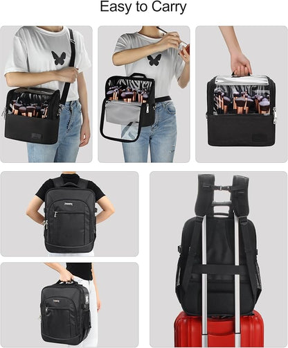 TANTO Makeup Backpack Makeup Artist Bag Professional Extra Large Cosmetic Bags - Image 5