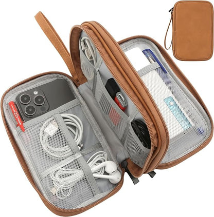 CAAORDKSO Travel Cable Organizer Pouch Electronic Accessories Carry Case Water by Unknown
