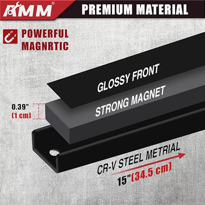 AMM 8PCS Magnetic Tool Holder Strip, Tool Magnet Bar - Image 3