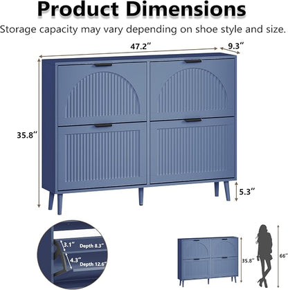 BORNOON Shoe Cabinet for Entryway - Image 2