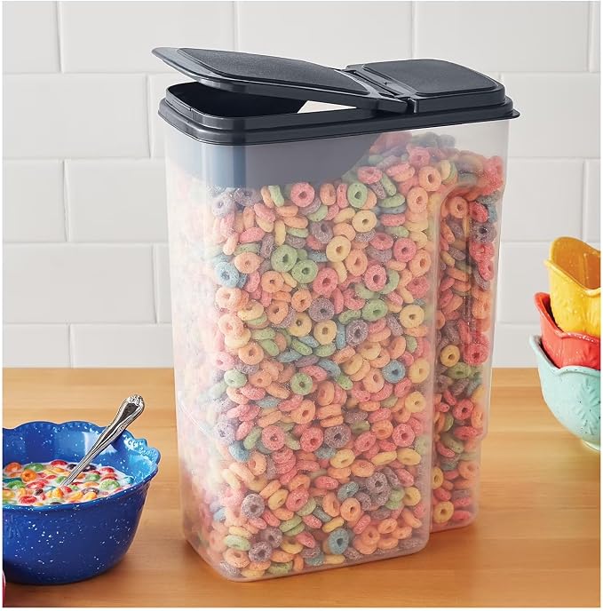 Clear Plastic Cereal Dispenser - Image 3