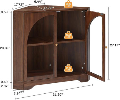 Mid-Century Floor Coner Storage Cabinet, Living Room, Coofee Bar - Image 2