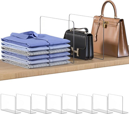 OKPOW Shelf Dividers Closet Organizer by OKPOW