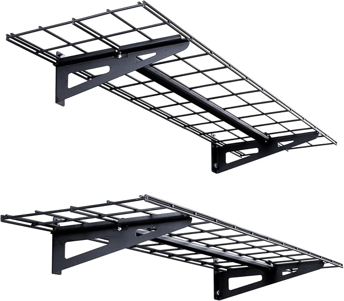 VEVOR Garage Shelving Wall Mounted, 1 x 4 ft Heavy Duty Shelves, 400 lbs Load - Image 10