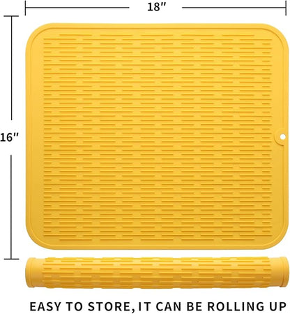 Silicone Dish Drying Mat for Multiple Usage, Easy clean, Eco-friendly, - Image 2