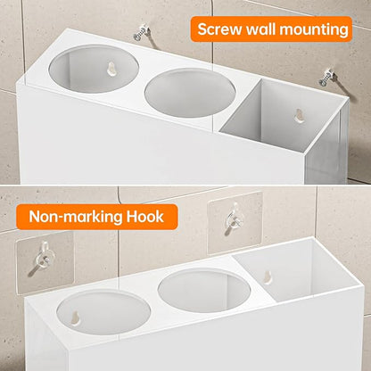 Hair Tool Organizer Acrylic: Hair Dryer Holder Wall Mount - Image 7