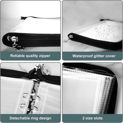 Travel Jewelry Organizer Transparent Jewelry Storage Book Set - Image 3