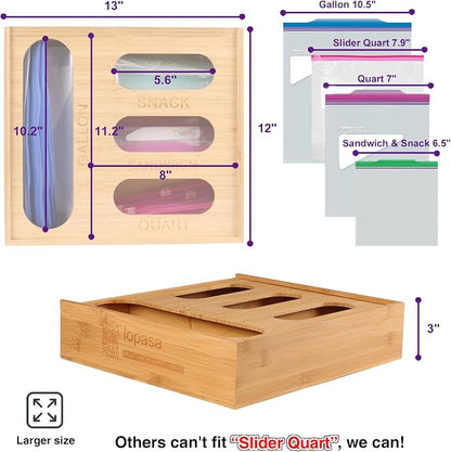 LOPASA Baggie Organizer for Drawer Compatible - Image 4