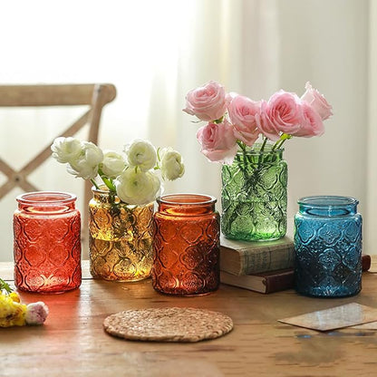 Vintage Glass Storage Jar with Solid Wood Lid - Image 4