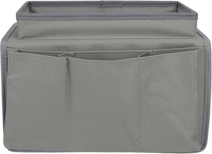 Sofa Armrest Organizer with Cup Holder Tray Chair Arm TV Remote Holder - Image 4