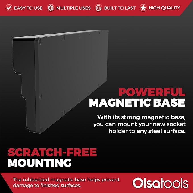 Olsa Tools Magnetic Socket Organizer - Image 5