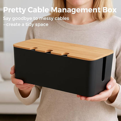 Cable Management Box, Cord Cable Organizer Box - Image 4