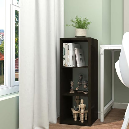 CTESNE【2026 Wooden Thick Frame 3 Cube Storage Organizer Shelf - Image 2