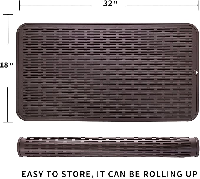 Silicone Dish Drying Mat for Multiple Usage, Easy clean, Eco-friendly, - Image 2
