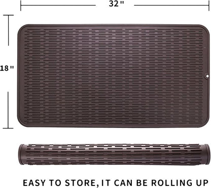 Silicone Dish Drying Mat for Multiple Usage, Easy clean, Eco-friendly, - Image 2