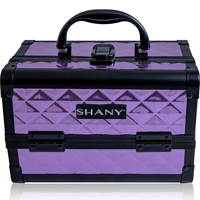SHANY Chic Makeup Train Case Cosmetic Box Portable Makeup Case Cosmetics Beauty - Image 6