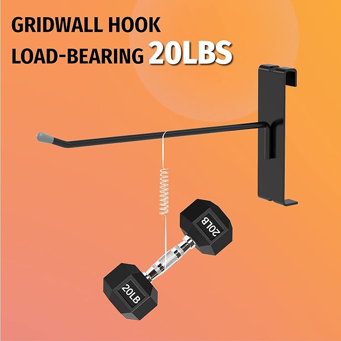 HUHOLE Gridwall Hooks 2 Inch, Hook - Image 5