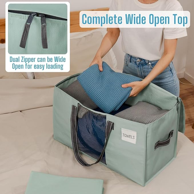 VENO 6 Pack Moving Bags, Comforter and Blanket Storage Bags - Image 5