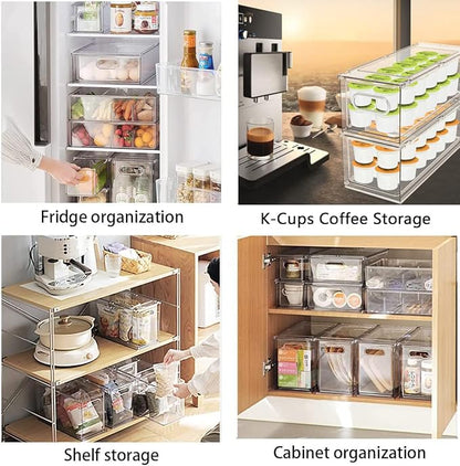 Mano Fridge Drawer Pull Out Stackable Bins - Image 4