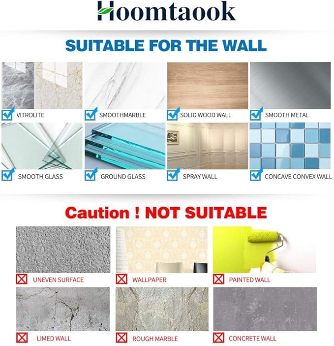 Hoomtaook Adhesive Corner Shelf Bathroom Shower Caddy Organizer - Image 5