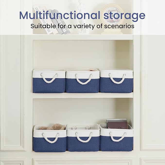 13.8x9.8x6.7 Inch Fabric Small Storage Bins - Image 6