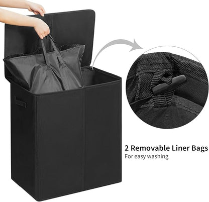 WOWLIVE 140L Double Laundry Hamper - Image 5