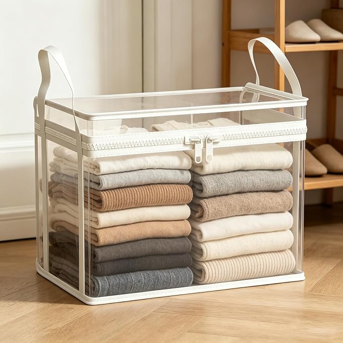 Large Clear Thick Plastic Storage Box - Image 5