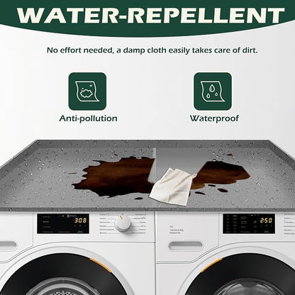 Royxen Washer Dryer Countertop, 27.4" x 54", Universal Fit, Laundry Room - Image 4