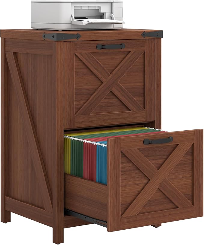 Halitaa Small Farmhouse File Cabinet by Halitaa