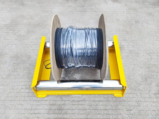 Cable Drum Roller Reel Dispenser Cable Roller Stand - Image 5