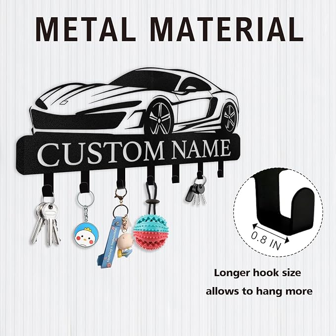 Personalized Key Holder Wall Mount - Image 8