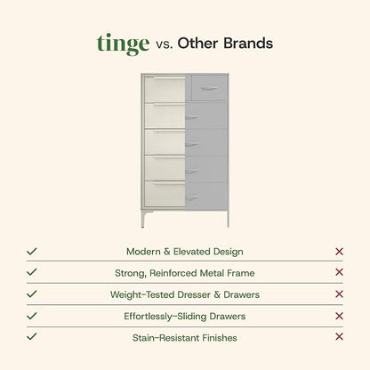 tinge Naima Premium Fabric Dresser - Image 9